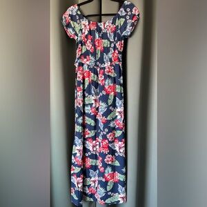 ONE CLOTHING BLUE FLORAL DRESS